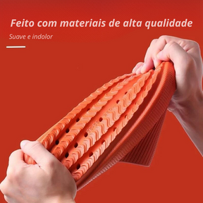 Chinelo nuvem, chinelo antiderrapante, chinelo ergonômico, chinelo confortavel que melhora as dores nos pés 