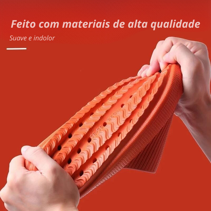 Chinelo nuvem, chinelo antiderrapante, chinelo ergonômico, chinelo confortavel que melhora as dores nos pés 